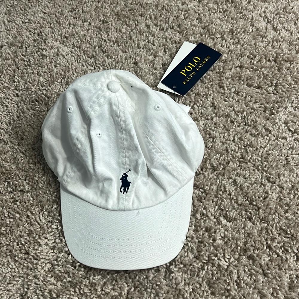 Polo by Ralph Lauren White Hat Classic Design
